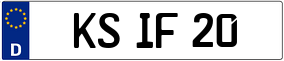 Truck License Plate